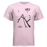 Frames Cosmic-Tee — Light Pink graphic tee, front view