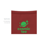 The Blob Cosmic-Tee — Cardinal graphic tee, inside tag detail
